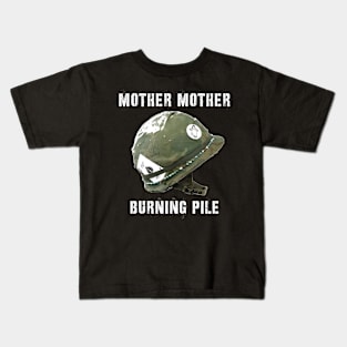 Burning Pile Kids T-Shirt